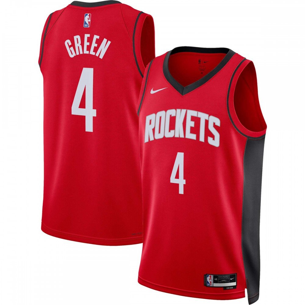 Jalen Green Houston Rockets Unisex 2022/23 Swingman Jersey - Icon Edition - Red-Pro Kit Vault | Brand New 26/27 Sports Jerseys